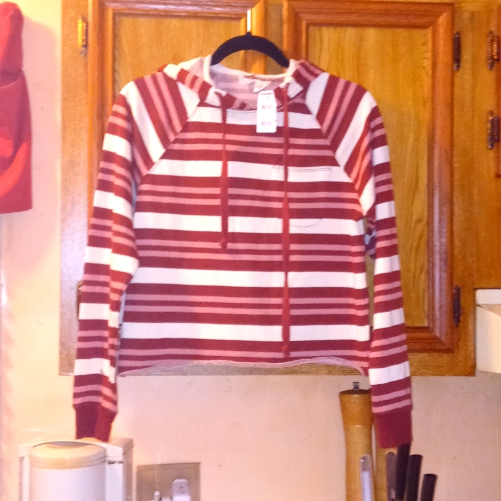 Size small pull over hoodie juniors by sky and Sparrow